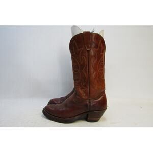 Durango West Mens Size 8 D Brown Leather Cowboy Western Boots